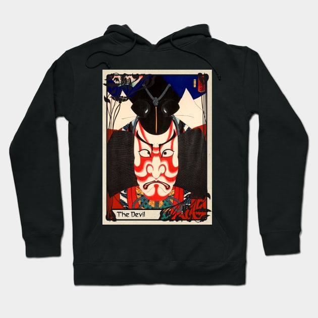 The Devil Tarot Hoodie by Gwraggedann